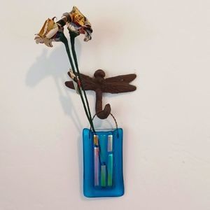 Small hanging wall vase